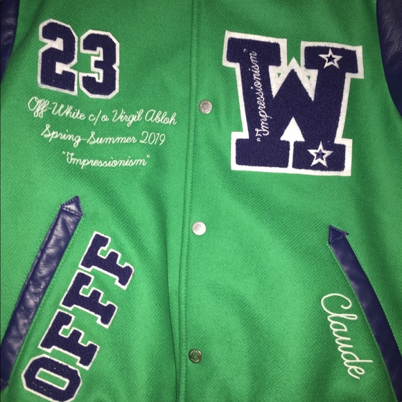 Brand New OFF WHITE VARCITY JACKET - Picture 3 of 7